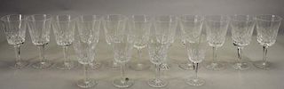 (15) Waterford Goblets, Cordials