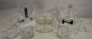 (12) Assorted Cut Glass Items