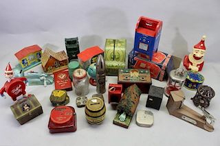 Large Assorted Group of Antique Banks (28)