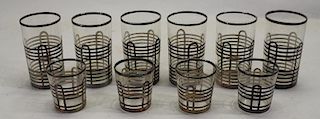 (10) Sterling Overlay Cups