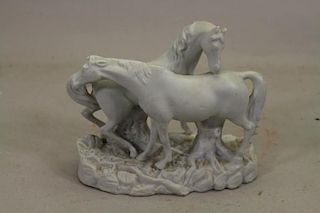 Bisque Horse Figurine