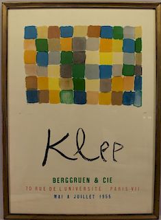 Paul Klee Framed Exhibition Poster