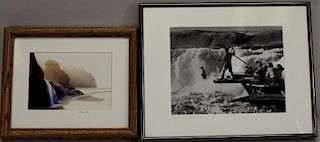 (2) Framed Costal Photographs