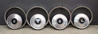 (4) Rolls-Royce Hubcaps & Liners