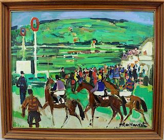 Pierre Gaillardot (France, 1910-2002) "Deauville"