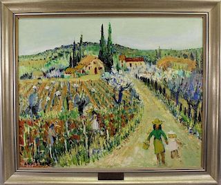 "Vines in Provence" Yolande Ardissone (born 1927)
