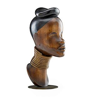 FRANZ HAGENAUER Decorative head sculpture