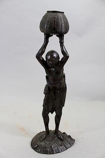 Antique Bronze Asian Figure