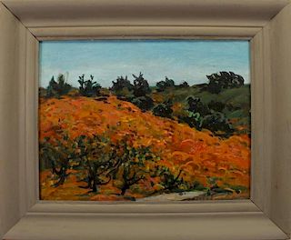 "October Orchard" Ted Christensen (1911 - 1998)