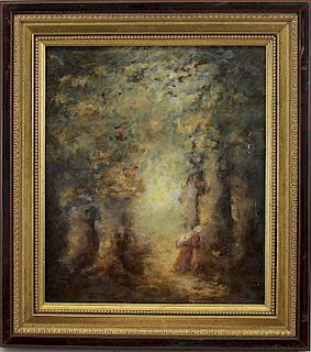 Joseph Stewart (1859 - 1929) Barbizon Painting