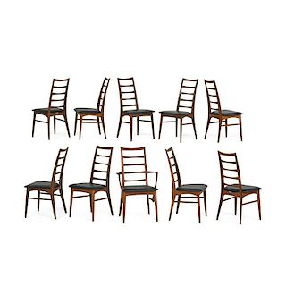 NIELS O. MOLLER Set of ten dining chairs