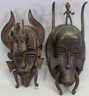 (2) Senufo Masks
