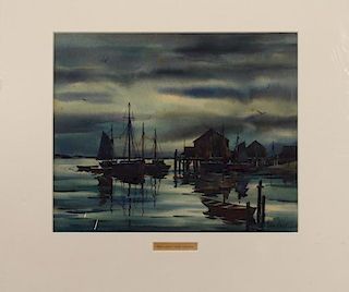 "Moonlight-Cape Cod" John C. Hare (1908-1978)