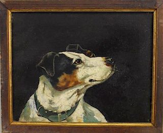 19th C. English School, Jack Russell Terrier