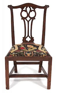 A George II Style Mahogany Side Chair