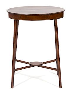 A George III Walnut Oval Side Table