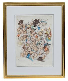 Thomas Rowlandson, (British, 1757-1827), Odd Characters, together with an After Rowlandson watercolor titled Highland Harry