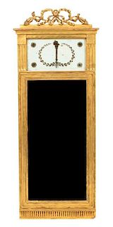 A Regency Style Giltwood Hall Mirror