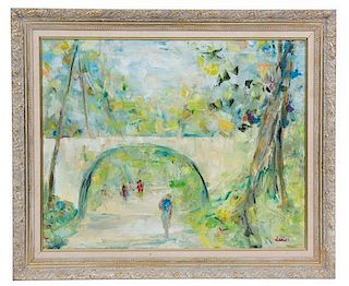 Artist Unknown, (20th Century), Untitled (Footpath in a Park), 1972