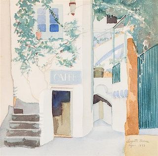 August Mosca, (American, 1909-2002), Works of Capri, 1933
