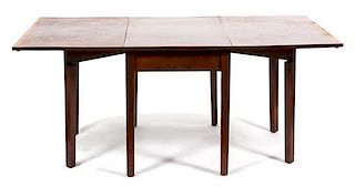 A Federal Style Mahogany Drop Leaf Dining Table