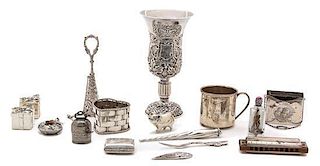A Group of Sterling Silver Articles