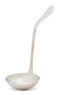 An American Silver Plate Ladle