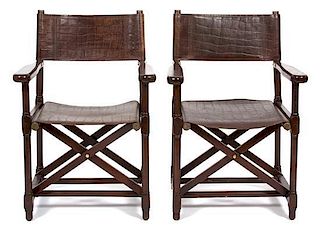 A Pair of Stiles Brothers Serengetti Armchairs