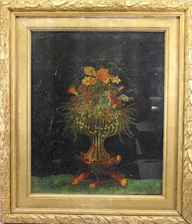 Thompson, Signed Still Life- Bouquet of flowers
