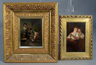 Two 19th C. oil paintings