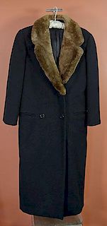 Perry Ellis Beaver Coat