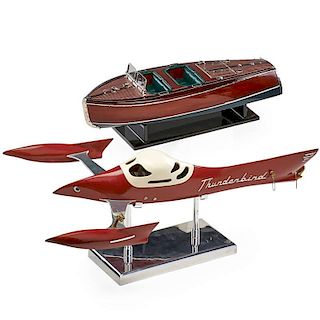 AZIMUTE, ETC Model boat and "Thunderbird"
