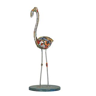 LEO SEWELL Untitled flamingo sculpture