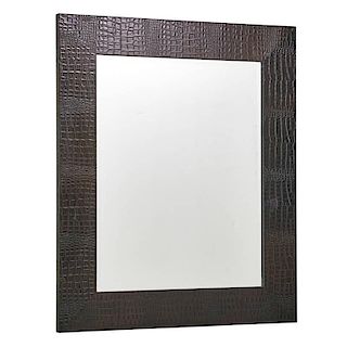 STYLE OF KARL SPRINGER Large wall mirror