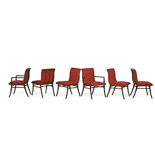 GIBBINGS; WIDDICOMB Six dining chairs