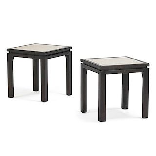 HARVEY PROBBER Pair of side tables