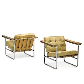 HANS EICHENBERGER Pair of lounge chairs