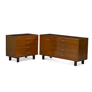 GEORGE NELSON; HERMAN MILLER Two cabinets