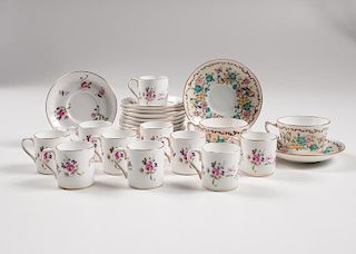 Crown Staffordshire Cups and Saucers