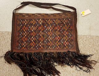 Yomud Flat-woven Bag, early 20th century, 1 ft. 7 in. x 2 ft. 6 in.