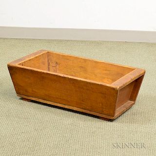 Pine Dough Box, 19th century, ht. 9, wd. 28 1/2, dp. 14 in.
