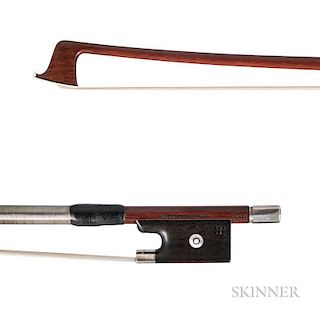 Silver-mounted Violin Bow, Otto A. Hoyer