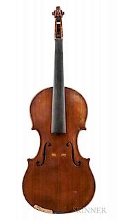 American Violin, M.W. Stuart, Gowanda, 1899
