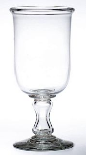 FREE-BLOWN CELERY GLASS / VASE