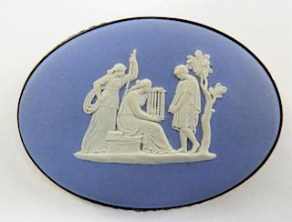 Wedgwood Classical Jasperware Sterling Silver Pin