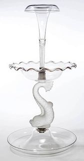 SANDWICH FROSTED DOLPHIN STANDARD EPERGNE