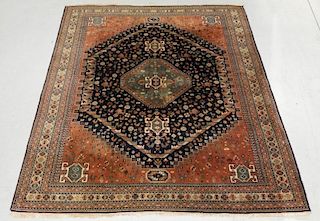 C.1920 Oriental Persian Tribal Design Carpet Rug