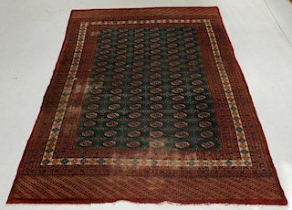 C.1950 Afghan Bokhara Bellucci Room Size Carpet
