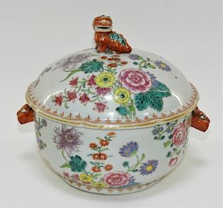 FINE Chinese Export Porcelain Famille Rose Tureen