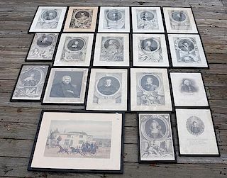 18th & 19th C. Prints (18 Total)